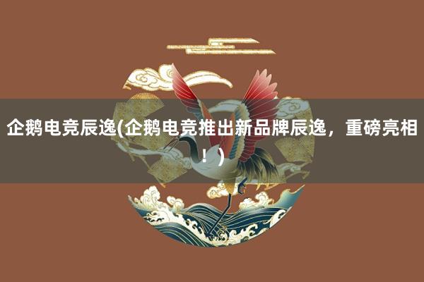 企鹅电竞辰逸(企鹅电竞推出新品牌辰逸，重磅亮相！)